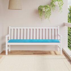 vidaXL Pad pentru Banca Simplu Turcoaz 150 x 50 x 3 cm Material Oxford GartenMobel Dekor (361185)