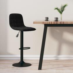 vidaXL Scaun de bar, negru, catifea GartenMobel Dekor (333977)