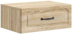 vidaXL Noptiera suspendata stejar Sonoma cu 1 sertar, 49 x 34, 5 x 20 cm (899299)
