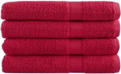 vidaXL Prosoape de sauna premium SOLUND 4 buc. rosu 80x200 cm 600 gsm GartenMobel Dekor (137411) Prosop