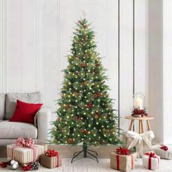 vidaXL Brad de Craciun artificial cu ramuri articulare Verde 210 cm GartenMobel Dekor (3397428)