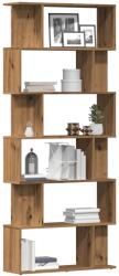 vidaXL Dulap cu carti Artisan Stejar 80x24x192 cm Lemn prelucrat GartenMobel Dekor (855783) Biblioteca