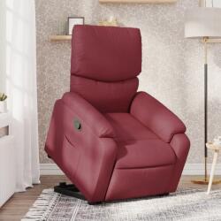 vidaXL Fotoliu rabatabil cu ridicare, rosu vin, material textil GartenMobel Dekor (3204827)