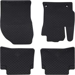 vidaXL Covor pentru masina 4 pcs Negru Cauciuc GartenMobel Dekor (42029093)
