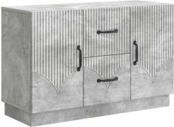 vidaXL Bufet cu sertar Gri Beton 89 x 34, 5 x 57 cm Lemn prelucrat GartenMobel Dekor (895348) Comoda