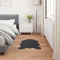 vidaXL Covor din Blana Faux de Iepure Olite Negru 60 x 90 cm Poliester GartenMobel Dekor (42021739) Covor