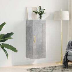 vidaXL Dulap de perete, gri beton, 34, 5x34x90 cm, lemn prelucrat GartenMobel Dekor (835022) Comoda