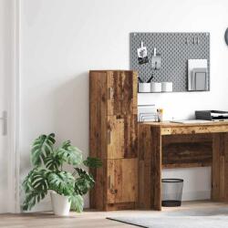 vidaXL Highboard Lemn vechi 31.5 x 32 x 124 cm Lemn compozit GartenMobel Dekor (869352) Comoda