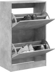 vidaXL Pantofar, gri beton, 60x34x96, 5 cm, lemn compozit GartenMobel Dekor (839948) Pantofar