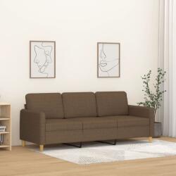 vidaXL Canapea cu 3 locuri, maro, 180 cm, material textil GartenMobel Dekor (359489) Canapea