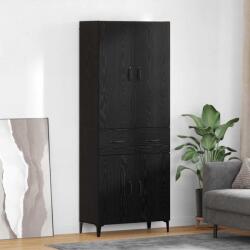 vidaXL Bufet Pe perete Stejar Negru 69, 5 x 34 x 180 cm Lemn compozit GartenMobel Dekor (3416122) Comoda