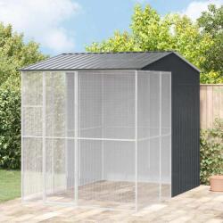 vidaXL Cusca pentru pasari Antracit 215 x 310 x 247 cm Otel Galvanizat GartenMobel Dekor (3325176)