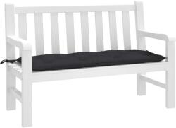 vidaXL Perna banca de gradina, negru, 120x50x7 cm, material oxford GartenMobel Dekor (361590)