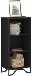 vidaXL Biblioteca, negru, 50x31x106 cm, lemn prelucrat GartenMobel Dekor (848604) Biblioteca