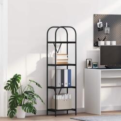vidaXL Raft pentru carti Stejar negru 40 x 30 x 146 cm Lemn compozit GartenMobel Dekor (879875) Biblioteca
