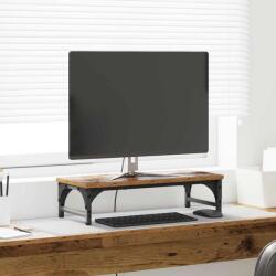 vidaXL Suport pentru monitor Lemn Vechi 55 x 23 x 14 cm Lemn compozit GartenMobel Dekor (882181)