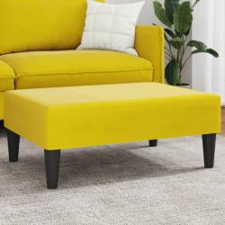 vidaXL Taburet, galben, 77x55x31 cm, catifea GartenMobel Dekor (379561)