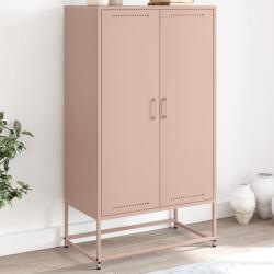 vidaXL Dulap înalt, roz, 68, 5x38, 5x123, 5 cm, otel GartenMobel Dekor (846495) Comoda