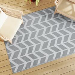 vidaXL Covor de exterior, gri, 140x200 cm, PP GartenMobel Dekor (316950)