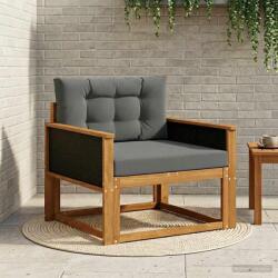 vidaXL Canapea Medie pentru Exterior Lemn Solid de Acacia natural GartenMobel Dekor (3438841) Canapea
