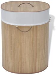 vidaXL Cos de rufe oval din bambus, natural GartenMobel Dekor (242727)
