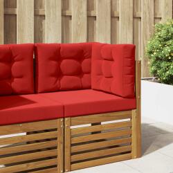 vidaXL Perna pentru canapea de exterior 3 pcs Rosu Poliester GartenMobel Dekor (900767)