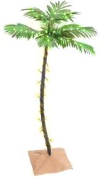 vidaXL Palmier cu LED, alb, 72 LED-uri alb calde, 120 cm GartenMobel Dekor (345136)