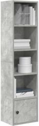 vidaXL Biblioteca, gri beton, 31x24x127 cm, lemn prelucrat GartenMobel Dekor (860349) Biblioteca