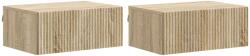 vidaXL Set 2 noptiere suspendate stejar sonoma, 49 x 34, 5 x 20 cm (898450)