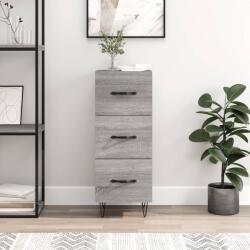 vidaXL Servanta, gri sonoma, 34, 5x34x90 cm, lemn compozit GartenMobel Dekor (828602) Comoda