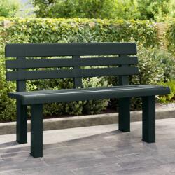 vidaXL Banca de gradina, alb, 110x52x71 cm, polipropilena GartenMobel Dekor (4009381)