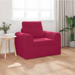vidaXL Pat canapea Rosu Vin 98 x 71 x 83 cm Catifea GartenMobel Dekor (4106669) Canapea