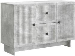 vidaXL Bufet cu sertar Gri Beton 89 x 34, 5 x 60 cm Lemn prelucrat GartenMobel Dekor (893968) Comoda