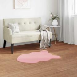 vidaXL Covor din Blana Faux de Iepure Olite Roz 80 x 120 cm Poliester GartenMobel Dekor (42021718) Covor