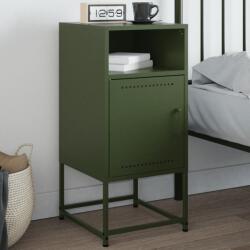 vidaXL Noptiera, verde masliniu, 36x39x78 cm, otel GartenMobel Dekor (846574)