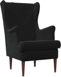 vidaXL fotoliu Negru Catifea GartenMobel Dekor (42029901)
