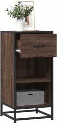 vidaXL Dulap, stejar maro, 35, 5x35x76 cm, lemn prelucrat si metal GartenMobel Dekor (848958) Comoda