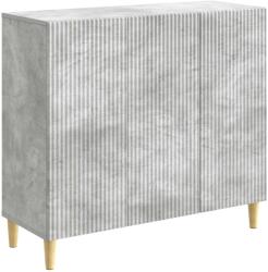 vidaXL Bufet Gri Beton 89 x 34, 5 x 80 cm Lemn prelucrat GartenMobel Dekor (894648) Comoda