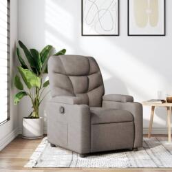 vidaXL Fotoliu rabatabil, gri taupe, material textil GartenMobel Dekor (372449)