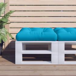 vidaXL Perna de paleti, albastru deschis, 50x58x10 cm, material textil GartenMobel Dekor (360904)