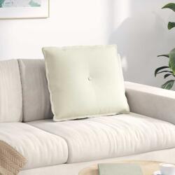 vidaXL Perna pentru spate Crem 60 x 50 cm Tesatura din corduroy GartenMobel Dekor (42014684)