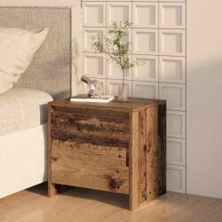 vidaXL Noptiera rustica din lemn compozit, finisaj lemn vechi, 45 x 34 x 44, 5 cm (8000981)