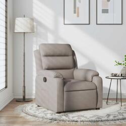 vidaXL Fotoliu rabatabil, gri taupe, material textil GartenMobel Dekor (373470)