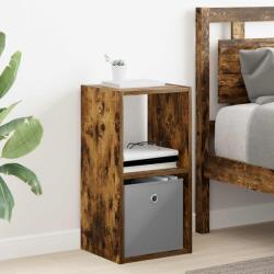 vidaXL Noptiera Stejar fumuriu 30, 5 x 27 x 59, 5 cm Lemn compozit GartenMobel Dekor (8000620)