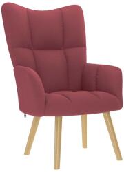 vidaXL Scaun de relaxare, rosu vin, material textil GartenMobel Dekor (4016770)