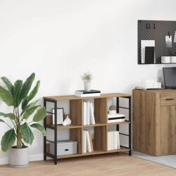 vidaXL Raft pentru carti Stejar Artizanal 102 x 32 x 72, 5 cm GartenMobel Dekor (884017) Biblioteca