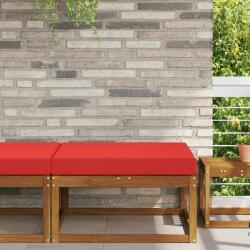 vidaXL Perna pentru canapea de exterior Rosu 80 x 80 x 8 cm Poliester GartenMobel Dekor (900818)