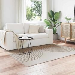 vidaXL Covor patrat crem 200x200 cm, antiderapant, pentru living sau birou (42022799) Covor