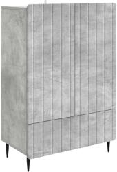 vidaXL Bufet cu sertar Gri Beton 66 x 34, 5 x 97 cm Lemn prelucrat GartenMobel Dekor (894438) Comoda
