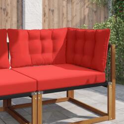 vidaXL Perna pentru canapea de exterior 3 pcs Rosu Poliester GartenMobel Dekor (900920)